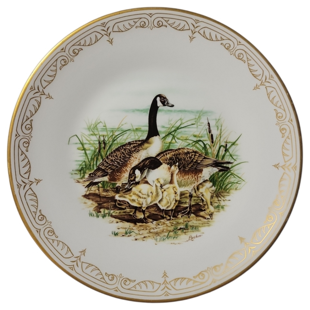 CANADA GEESE E M Boehm VTG 1981 Limited Ed Water Bird Collectors Plate-Hamilton